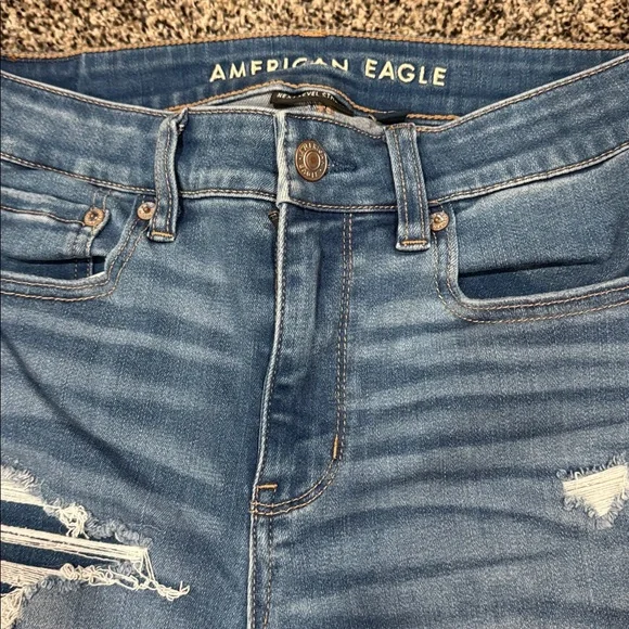 AE Next Level Patched High-Waisted Jegging NWOT - Picture 4 of 12